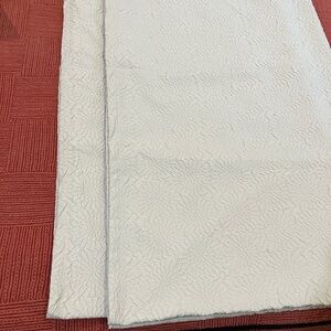 DKNY Textured lined long 2 curtain panels - bright cloud ombré (light grey)